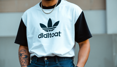 A stylish person wearing a graphic tee outfit