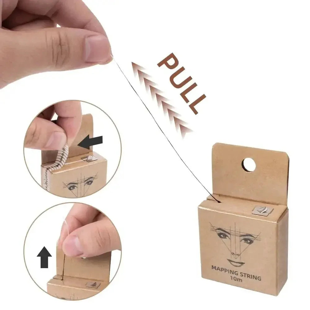 10m for Mapping Eyebrow Marker Thread Tattoo Brows Point 1 Box MAPPING STRING Microblading Eyebrow Pre - Inked Tattoo PMU String - Update AvenueDBQ Nail Art Store14:35085014:35085010m for Mapping Eyebrow Marker Thread Tattoo Brows Point 1 Box MAPPING STRING Microblading Eyebrow Pre - Inked Tattoo PMU String - Update AvenuesGold