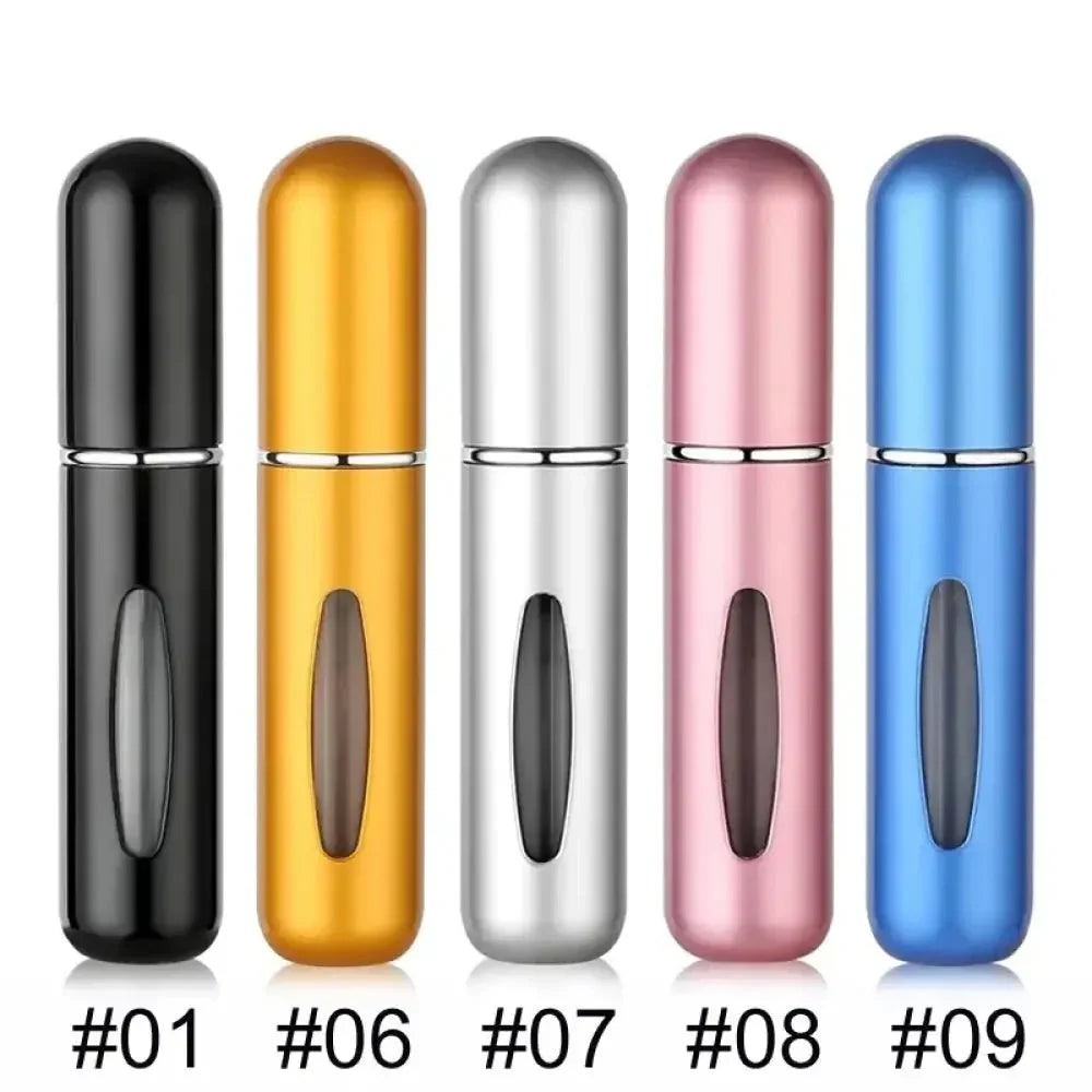 1/5/10PCS 5ml Portable Perfume Atomizer Mini Perfume Bottle Sample Spray Bottling Dispenser Cosmetics Travel Container - Update AvenueSUNANTH Super Deals Store14:35085314:3508531/5/10PCS 5ml Portable Perfume Atomizer Mini Perfume Bottle Sample Spray Bottling Dispenser Cosmetics Travel Container - Update AvenuesSilver