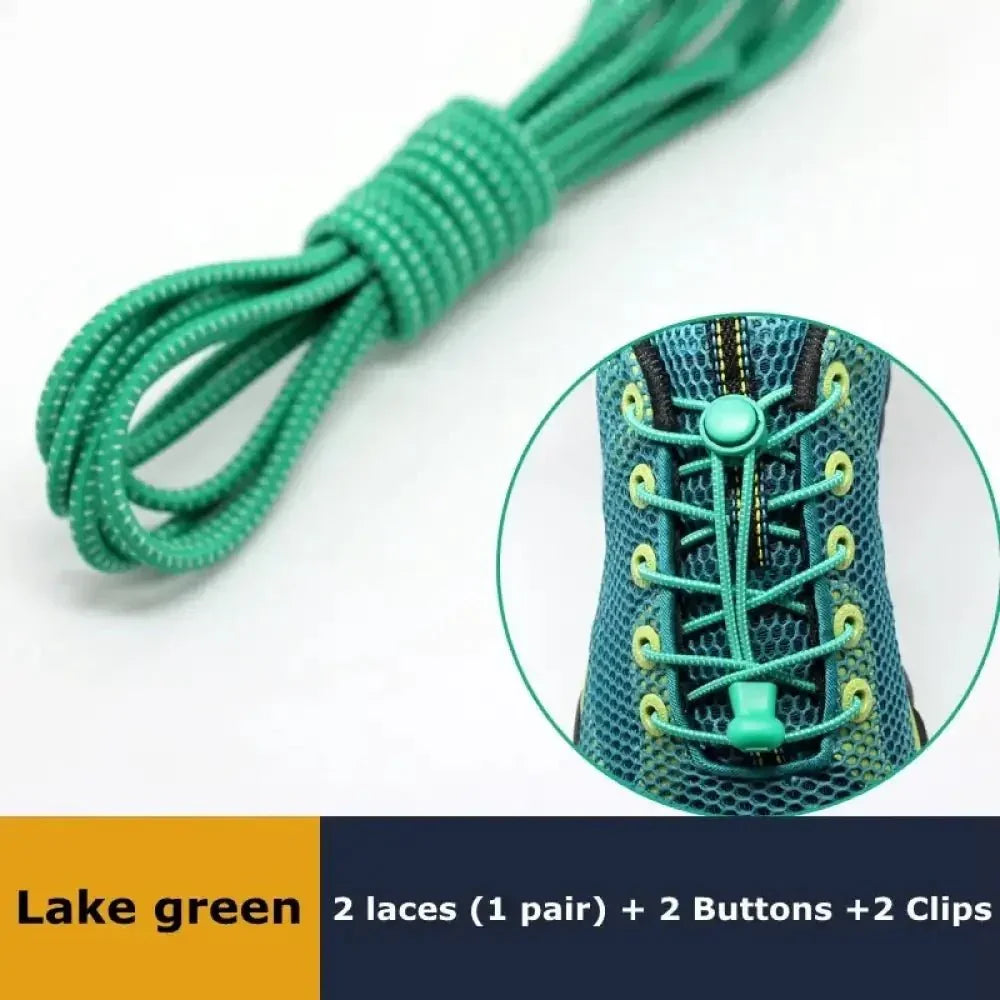 1Pair Shoelaces for Sneaker Elastic No Tie Shoe Laces Stretching Lock Lazy Laces Quick Rubber Shoelace Round Shoestrings - Update AvenueSMATLELF SHOELACE Store14:17514:1751Pair Shoelaces for Sneaker Elastic No Tie Shoe Laces Stretching Lock Lazy Laces Quick Rubber Shoelace Round Shoestrings - Update Avenuesgreen