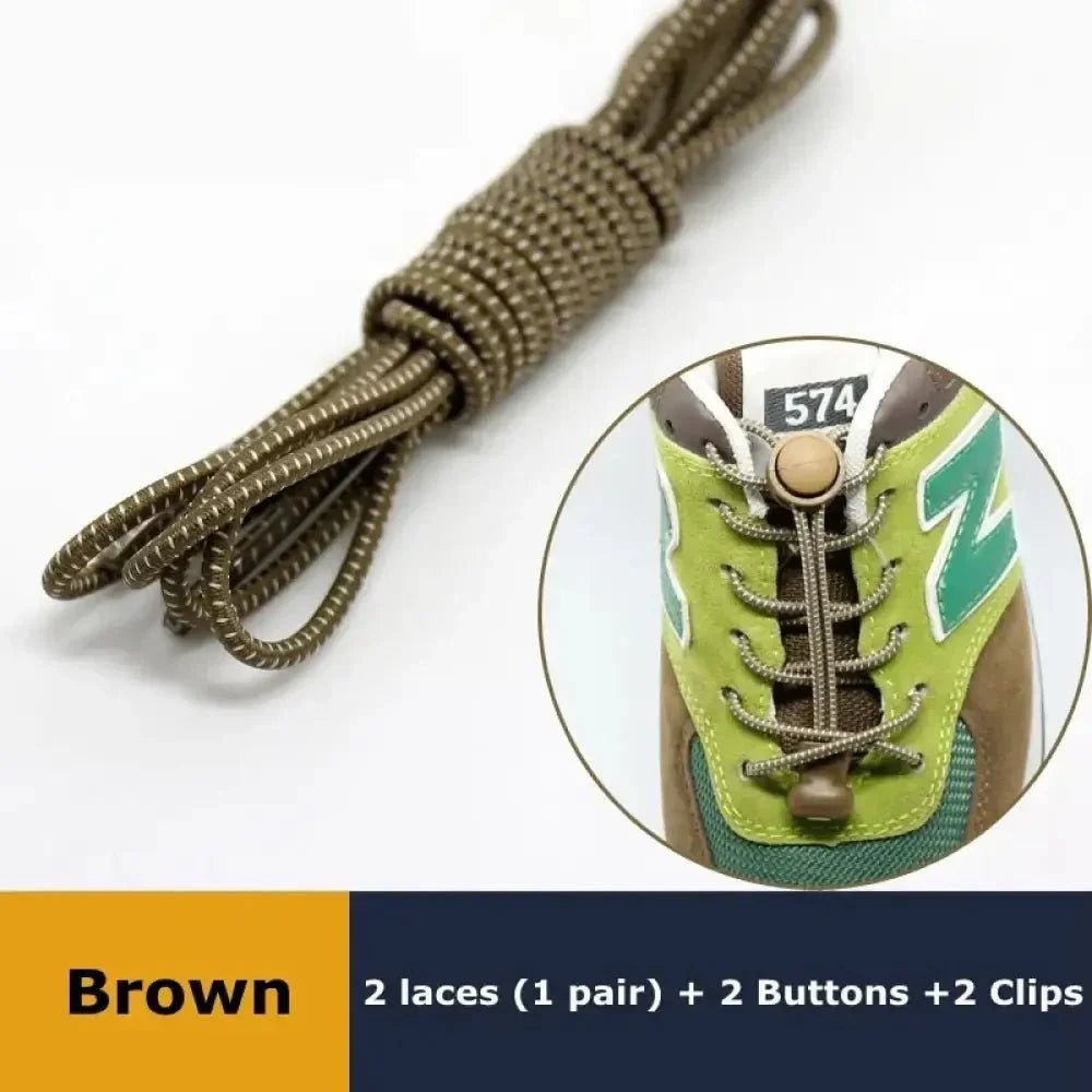 1Pair Shoelaces for Sneaker Elastic No Tie Shoe Laces Stretching Lock Lazy Laces Quick Rubber Shoelace Round Shoestrings - Update AvenueSMATLELF SHOELACE Store14:36545814:3654581Pair Shoelaces for Sneaker Elastic No Tie Shoe Laces Stretching Lock Lazy Laces Quick Rubber Shoelace Round Shoestrings - Update AvenuesBrown