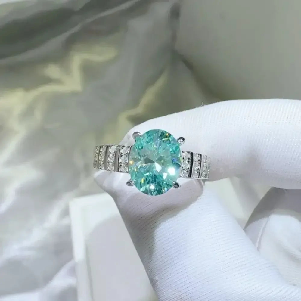 2 Carat Moissanite 925 Sterling Silver Ring