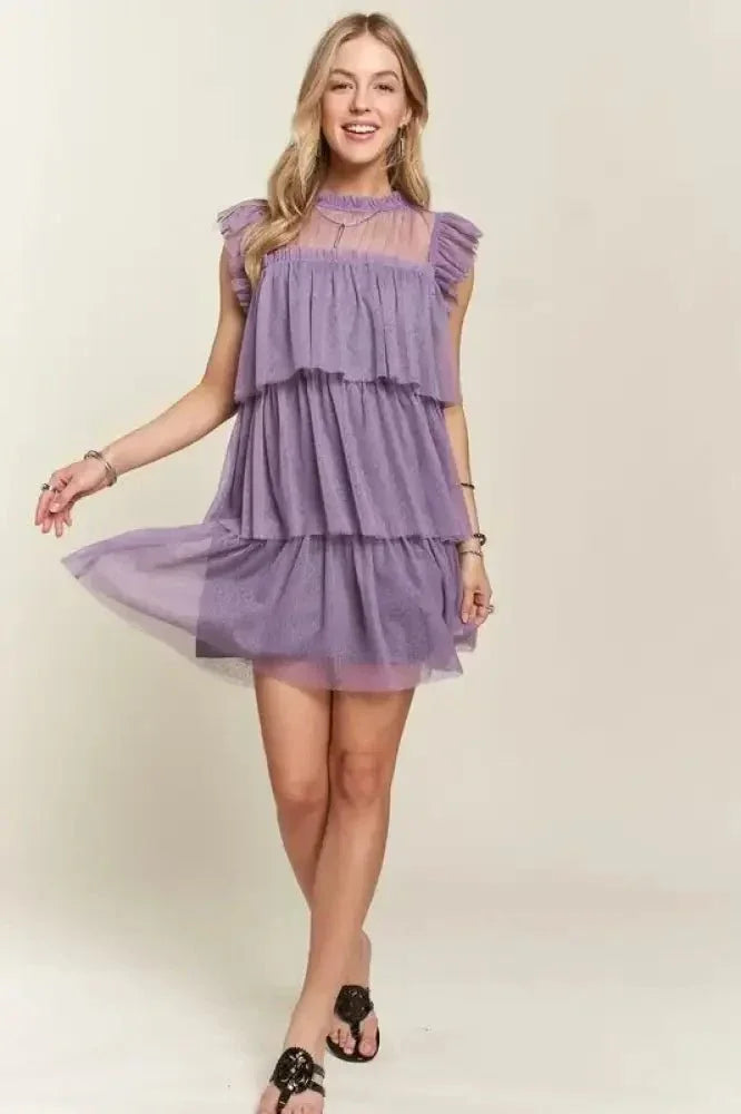ADORA Layered Ruffled Cap Sleeve Mesh Dress - Update AvenueTrendsi1001004491112301001004491112308740858a - 0de8 - 461d - beb0 - 71afe75e9c49 - MaxMauve