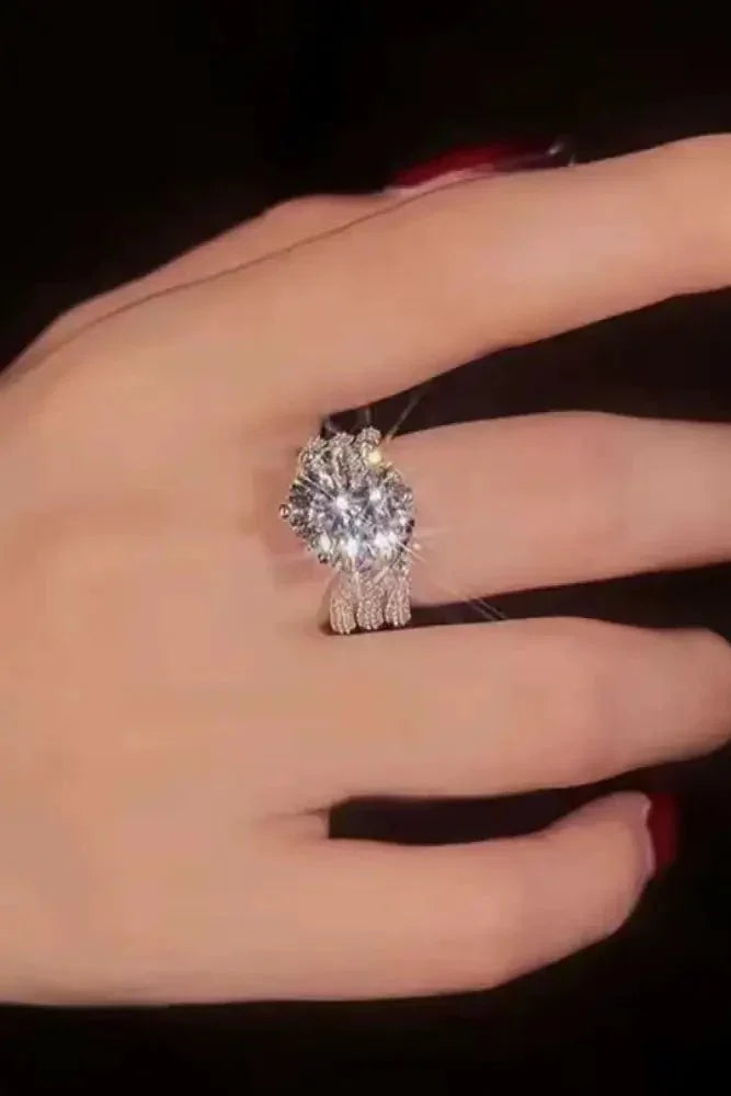 Adored 3 Carat Moissanite Three - Layer Ring - Update AvenueRingTrendsi100100487913063100100487913063Adored 3 Carat Moissanite Three - Layer RingSilver