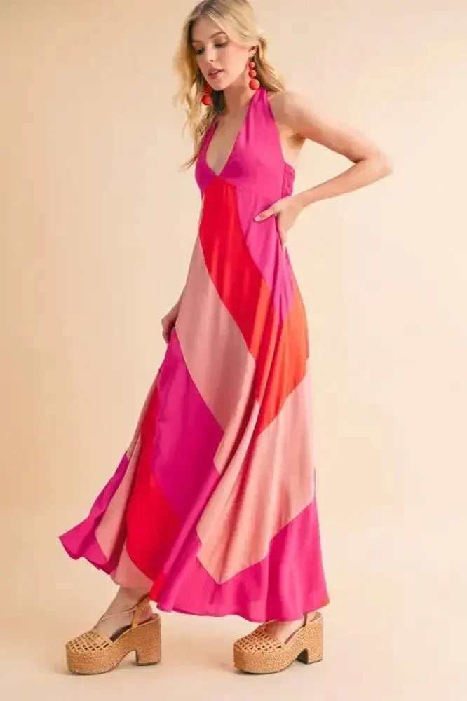 Aemi+Co Color Block Sleeveless Maxi Dress - Update AvenueEffortless Elegance: DressesTrendsi100100426991126100100426991126b42ff8c2e23844e5a4f01d4670c94b8d - Max - OriginPINK COMBO