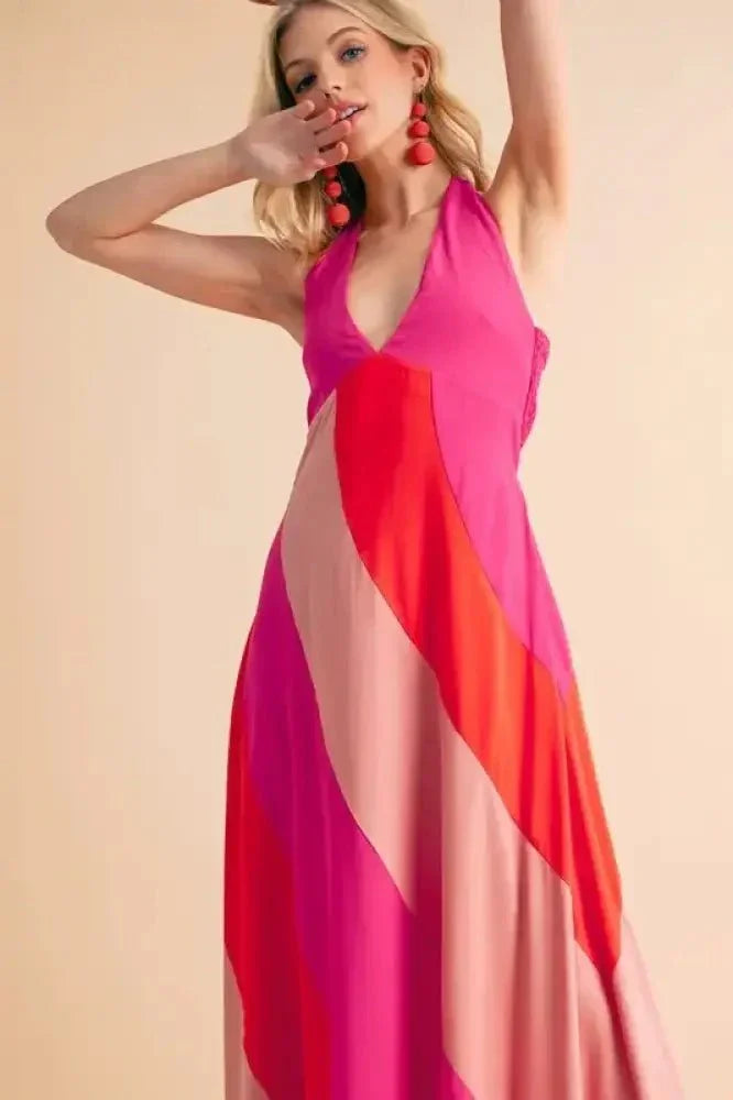 Aemi+Co Color Block Sleeveless Maxi Dress - Update AvenueEffortless Elegance: DressesTrendsi100100426991126100100426991126d97a2ba62c3e4b1a8f0a4851124f9aeb - Max - OriginPINK COMBO
