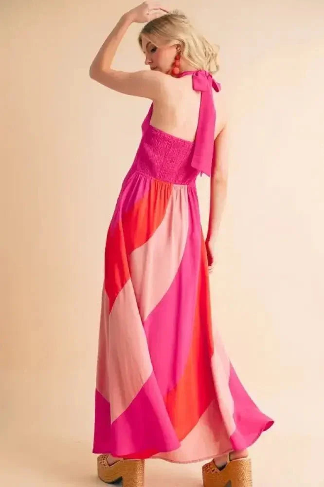 Aemi+Co Color Block Sleeveless Maxi Dress - Update AvenueEffortless Elegance: DressesTrendsi100100426991126100100426991126117cb6c556a74636a24083500ff37f05 - Max - OriginPINK COMBO
