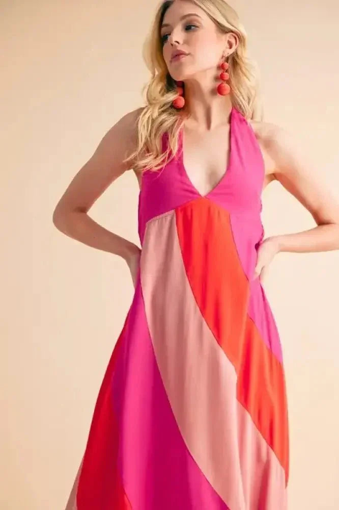Aemi+Co Color Block Sleeveless Maxi Dress - Update AvenueEffortless Elegance: DressesTrendsi100100426991126100100426991126e2a7f0175bed4796b0024ccb7e8b65ce - Max - OriginPINK COMBO