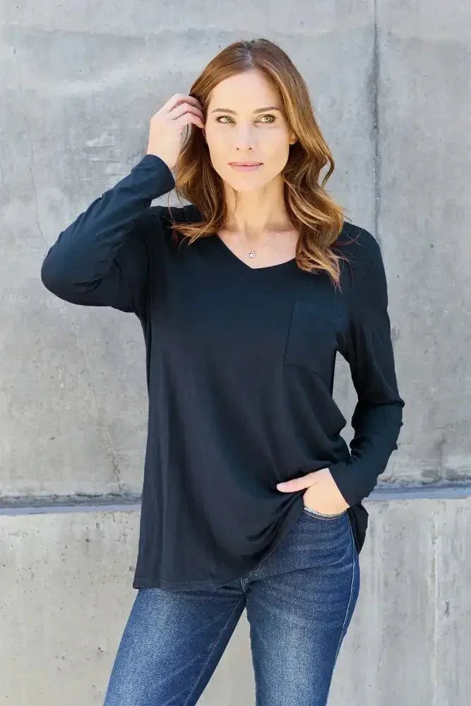 Basic Bae Full Size V - Neck Long Sleeve Top - Update AvenueT-ShirtsTrendsi10010166714942310010166714942354e024f2 - 1048 - 4a61 - 9a26 - b6d6423e7290 - MaxDark Blue