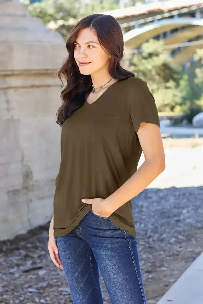 Basic Bae Full Size V - Neck Short Sleeve T-Shirt - Update AvenueT-ShirtsTrendsi100101005256923100101005256923ead3733caada4743be5605fac336881e - MaxMocha