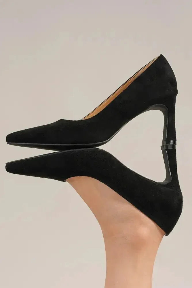 Beast Fashion Faux Suede Point Toe Pumps - Update AvenueTrendsi100600830911646100600830911646Beast Fashion Faux Suede Point Toe PumpsBlack