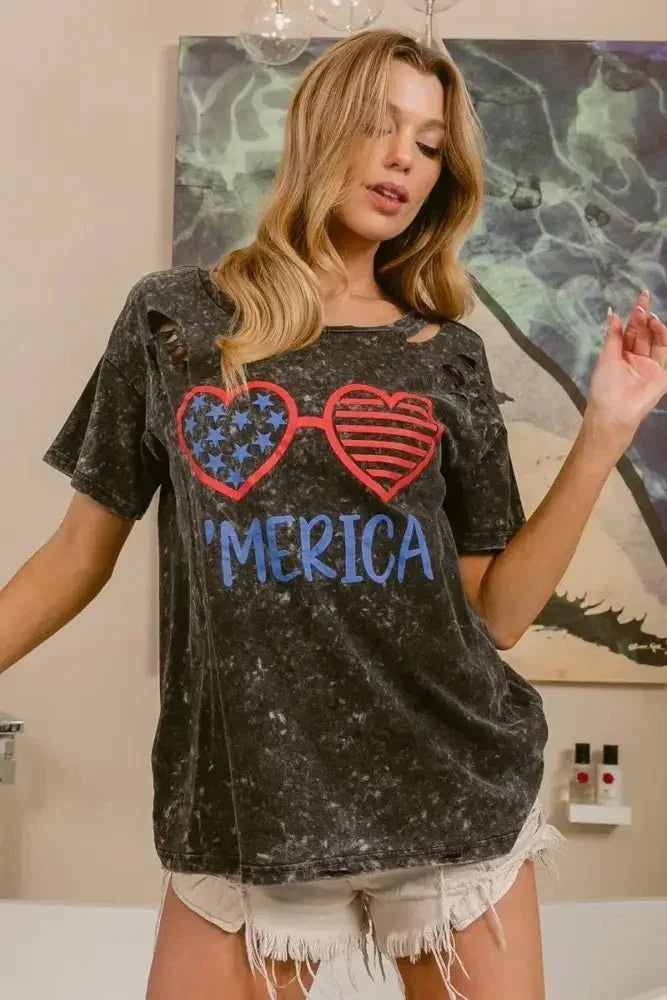 BiBi 4th Of July Theme Mineral Washed Laser Cut Top - Update AvenueT-ShirtsTrendsi100100041791594100100041791594d15a479253d04707a8205921d668badf - Max - OriginBLACK CHARCOAL