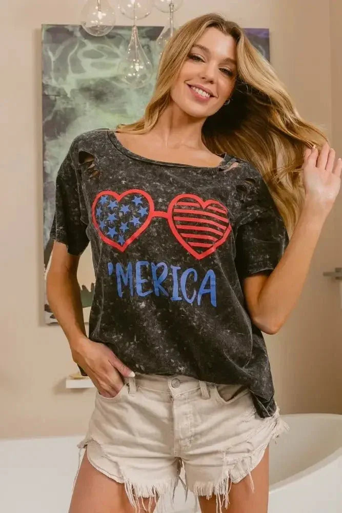 BiBi 4th Of July Theme Mineral Washed Laser Cut Top - Update AvenueT-ShirtsTrendsi10010004179159410010004179159462a99b34dea744dc9c6991f82d4382a0 - Max - OriginBLACK CHARCOAL