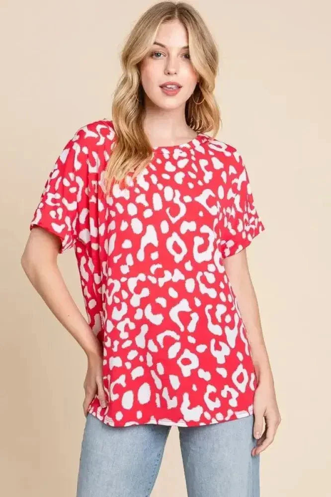 BOMBOM Animal Print Stretchy T-Shirt - Update AvenueT-ShirtsTrendsi100100674311025100100674311025e0575e60f35e44b5add47872ebd97552 - Max - OriginAS SHOWN