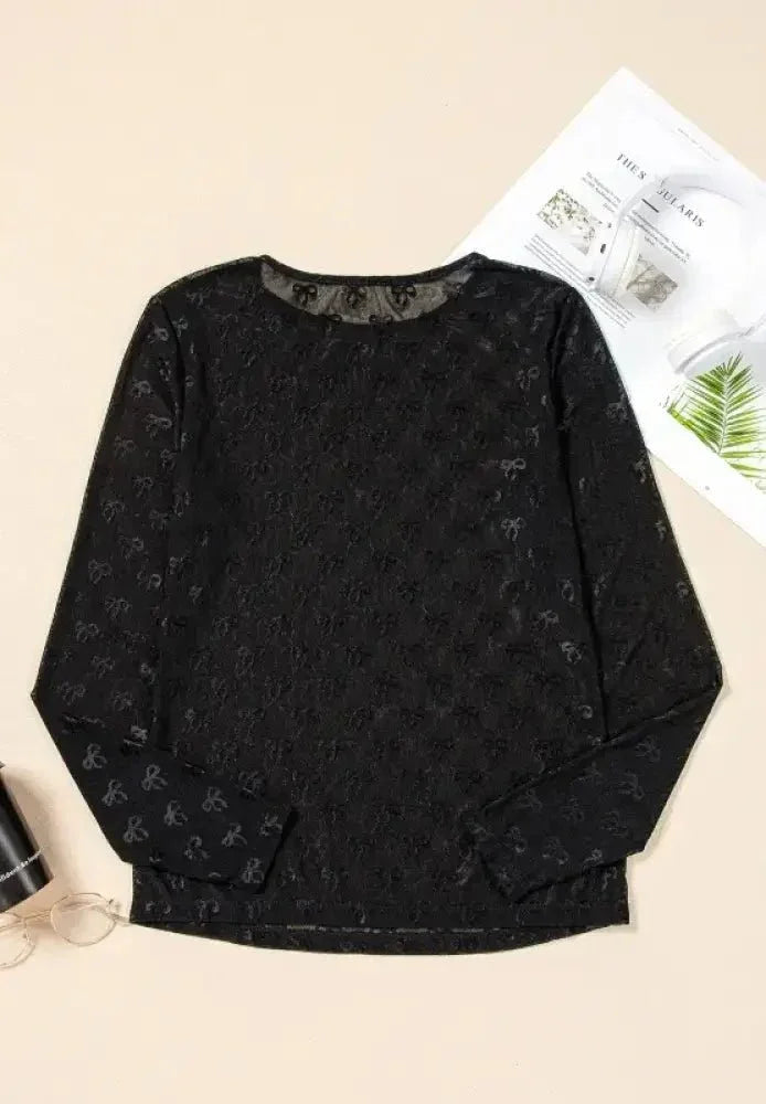Bow Round Neck Long Sleeve Top - Update AvenueTrendsi1001006401013271001006401013270abd6acb - 2fac - 47b5 - a407 - e5fcb313dfd6 - MaxBlack
