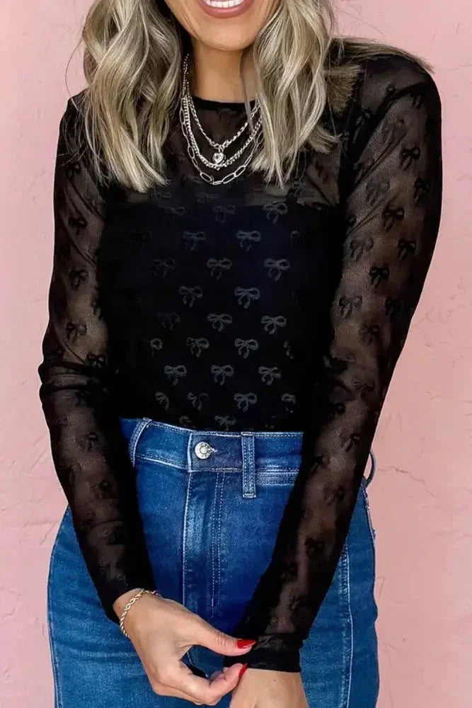 Bow Round Neck Long Sleeve Top - Update AvenueTrendsi100100640101327100100640101327eab15bea - 1fa8 - 41dc - 9db5 - e7876c18ab60 - MaxBlack