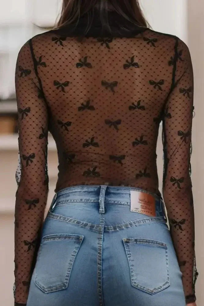 Bow Round Neck Sheer Top - Update AvenueTrendsi1001007927613611001007927613619eb6a364 - f873 - 4adc - 9c71 - 330e3fe5975d - MaxBlack