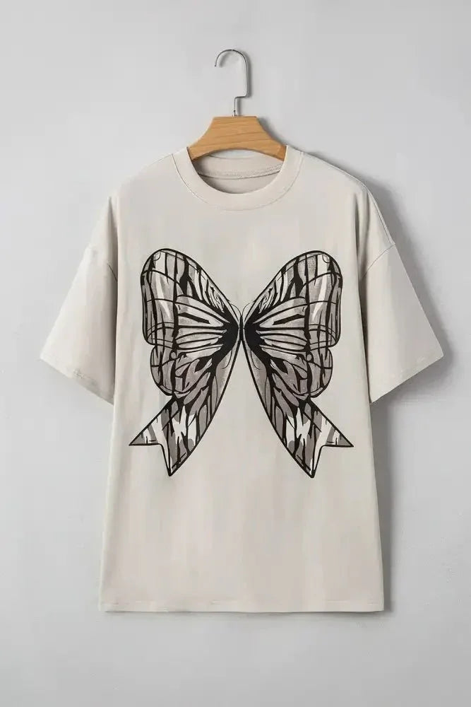 Casual Oversize Bow Drop Shoulder Tunic Casual Tee - Update AvenueT-ShirtsTrendsi100100628272814100100628272814b7b68880 - 9244 - 4abb - 9428 - db21ef2d313a - Max - OriginLight Gray