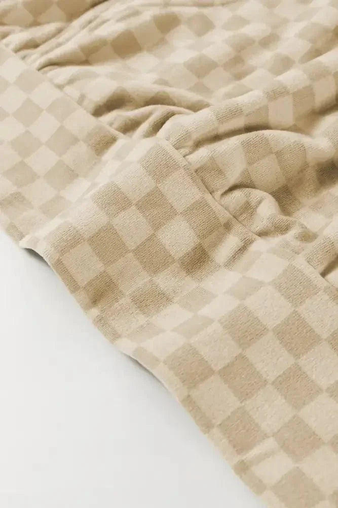 Checkered Print Kangaroo Pocket Drawstring Hoodie - Update AvenueTrendsi100100411144633100100411144633d15646eb - b7c2 - 4f99 - 8622 - cba3e3e7493a - MaxKhaki