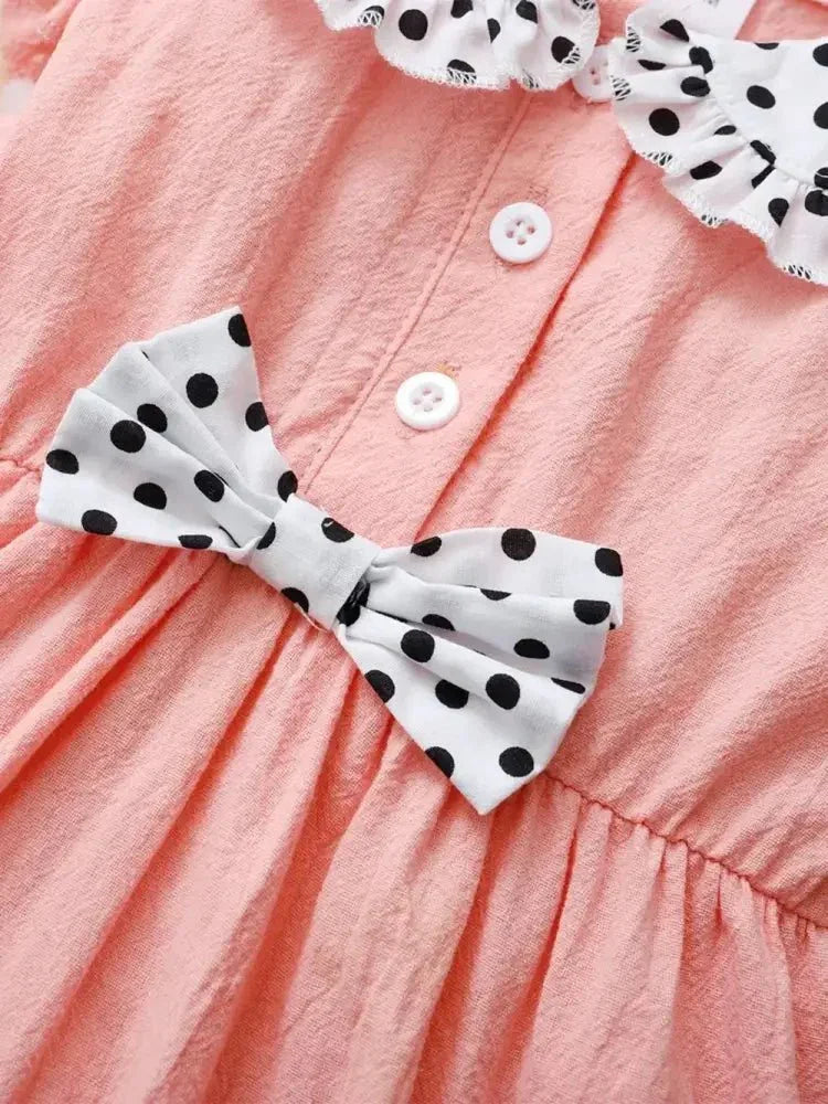 Children's Bow Peter Pan Collar Ruffle Sleeve Dress - Update AvenueKidsTrendsi1003007999614231003007999614230b9bdab0 - e6ba - 4593 - bd25 - 19c28fa7d363 - MaxWatermelon pink