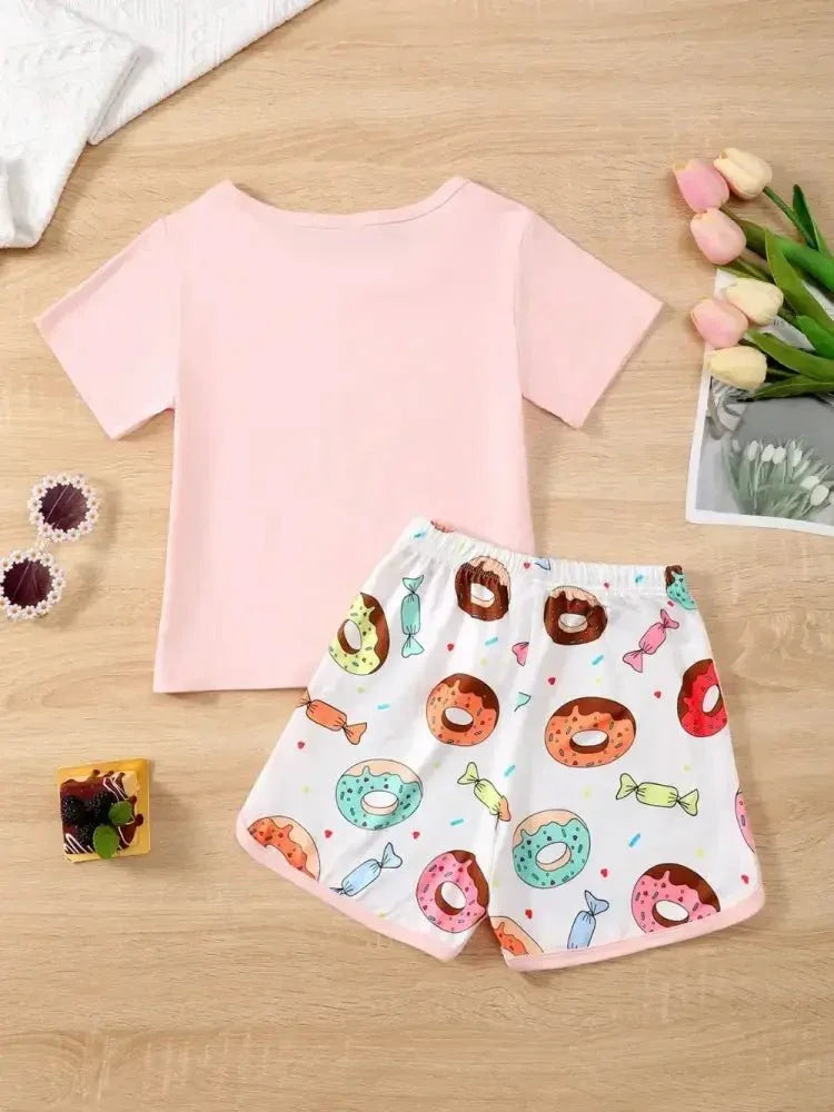 Children's Donut Round Neck Top and Pants Set - Update AvenueKidsTrendsi10030017724165110030017724165116c3b575 - 7bdf - 4aee - a10e - 909b65a5f7cd - MaxBlush Pink