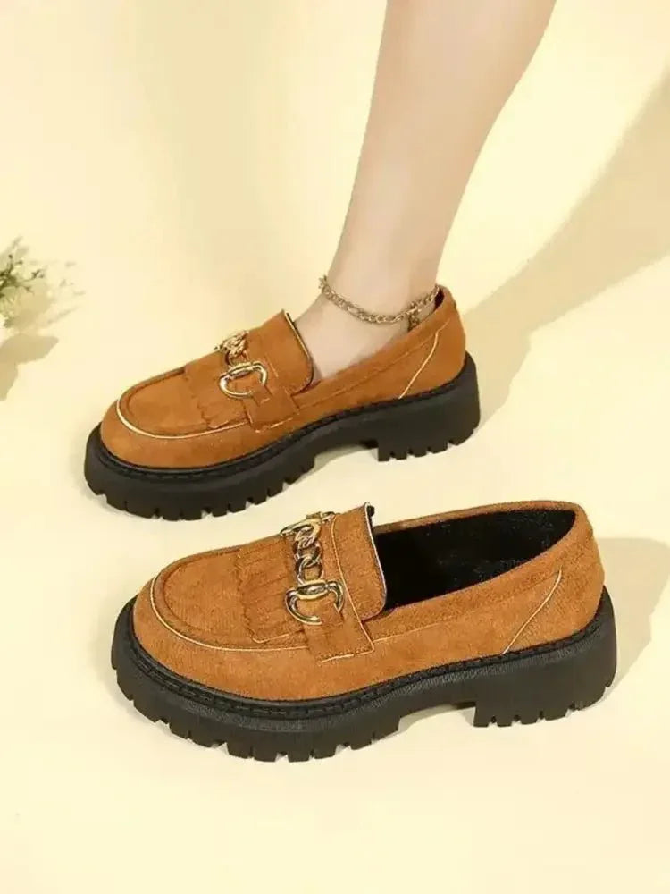 Chunky Platform Chain Detail Loafers - Update AvenueTrendsi100600457603580100600457603580Chunky Platform Chain Detail LoafersBrown