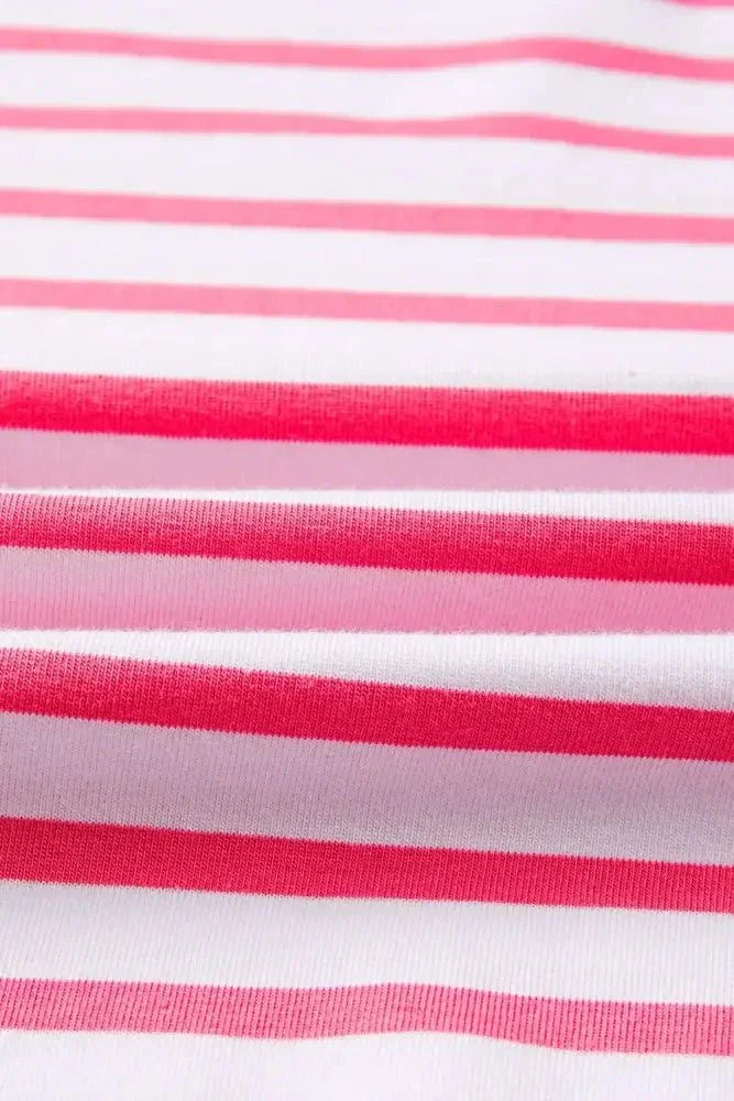 Color Block Striped Batwing Sleeve T-Shirt - Update AvenueT-ShirtsTrendsi10010088387122910010088387122988526bc1 - 4c5c - 4383 - bf14 - 266b8646b879 - Max - OriginPink