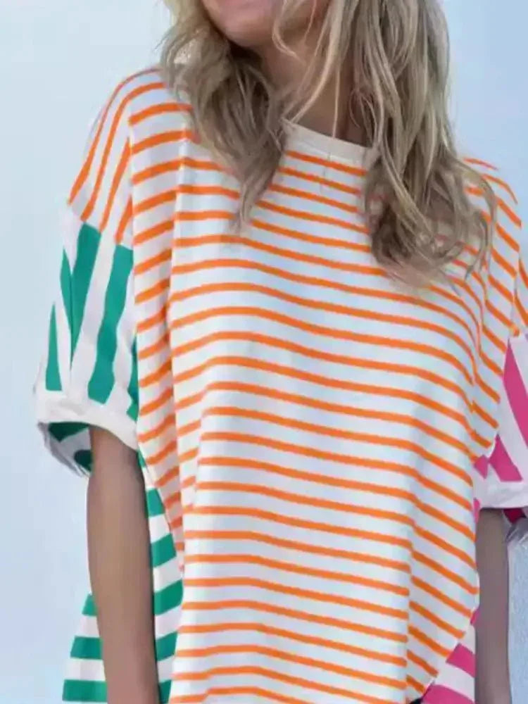 Colorful Striped Oversized T-Shirt - Update AvenueT-ShirtsTrendsi100100914019938100100914019938cb7afabe - 418b - 40e8 - 9523 - 702e8f68a2a9 - Max - OriginOrange