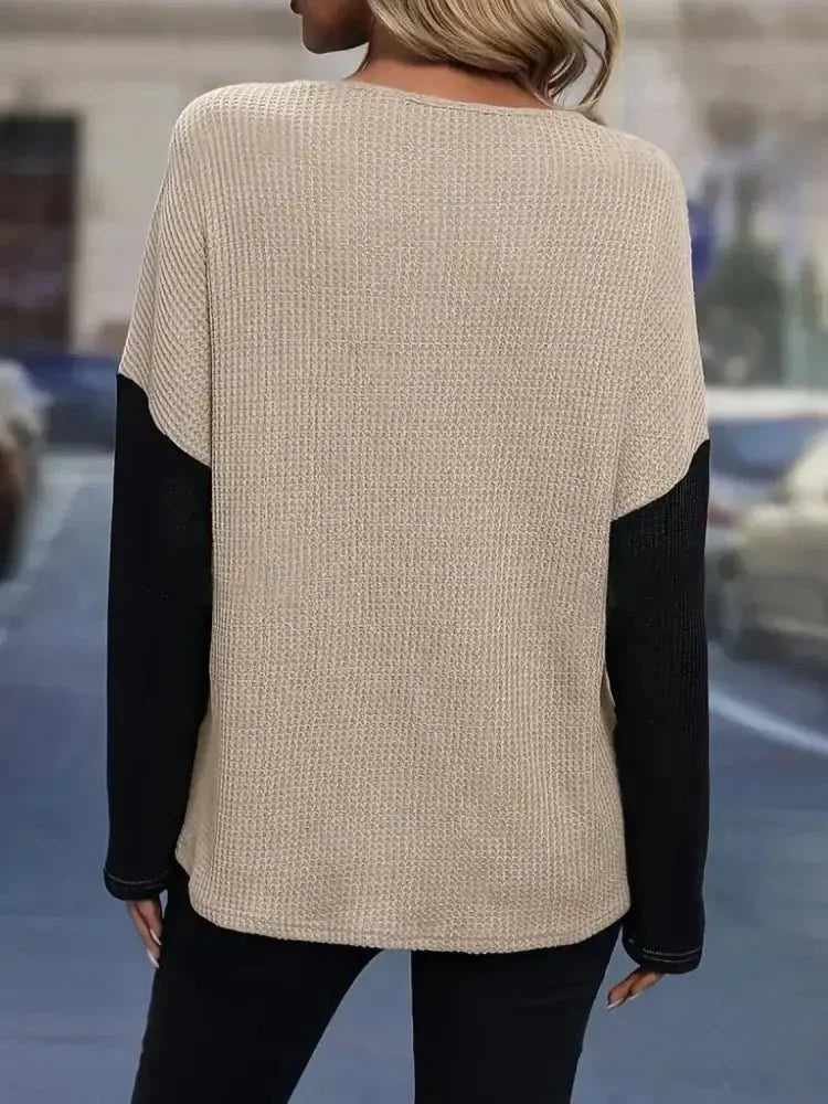 Contrast Lace Round Neck Long Sleeve T-Shirt - Update AvenueT-ShirtsTrendsi1001006090410591001006090410593259a6e2 - e573 - 4c55 - a237 - d0594c6744fe - Max - OriginKhaki