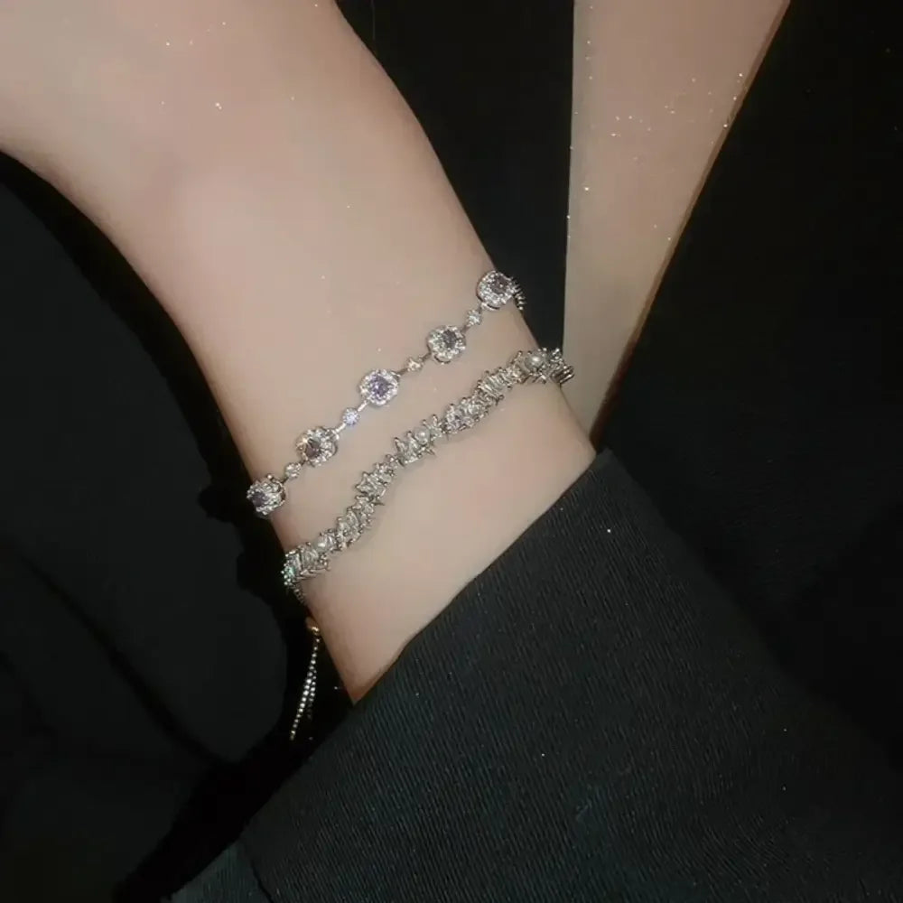 Copper Zircon Bracelet