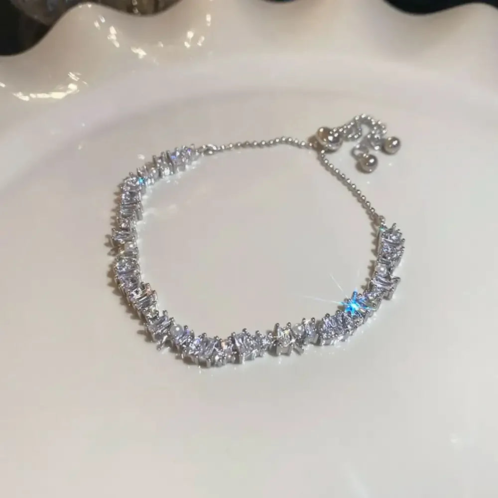 Copper Zircon Bracelet