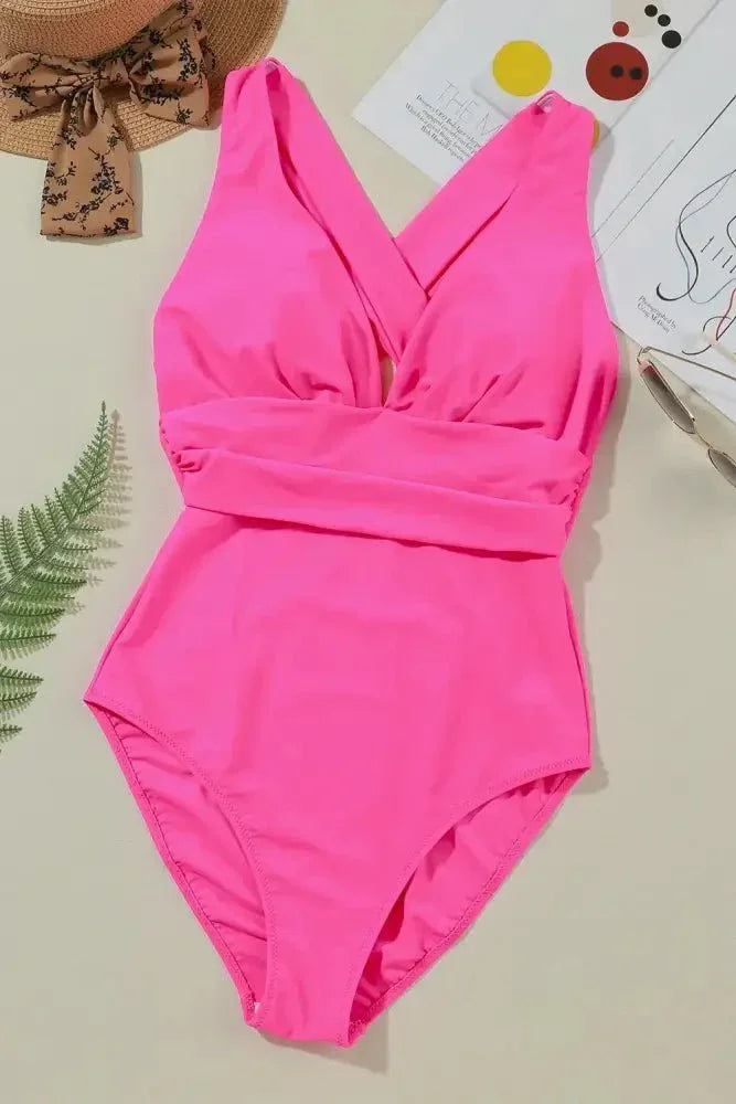 Crisscross Wide Strap One - Piece Swimwear - Update AvenueTrendsi1001004721919981001004721919988dbff8a3 - 3f51 - 4b75 - 958d - 6cabcb0388c1 - MaxHot Pink