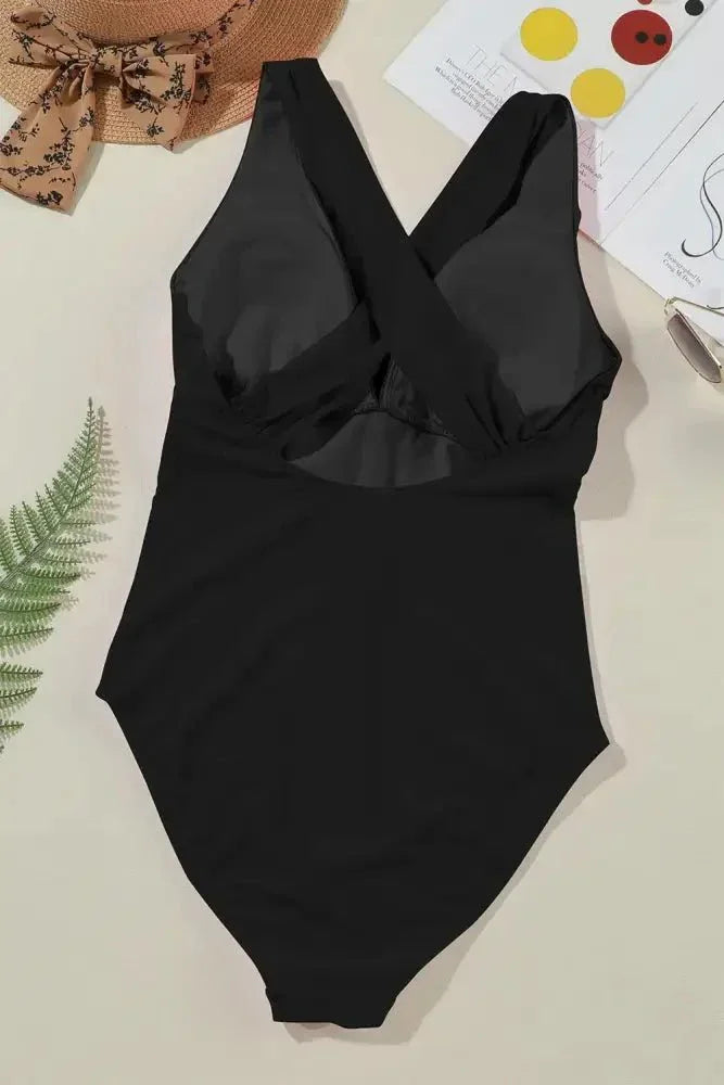 Crisscross Wide Strap One - Piece Swimwear - Update AvenueTrendsi10010047219604110010047219604126556c9f - 0fd0 - 4d34 - b1c9 - 7335fa275b97 - MaxBlack