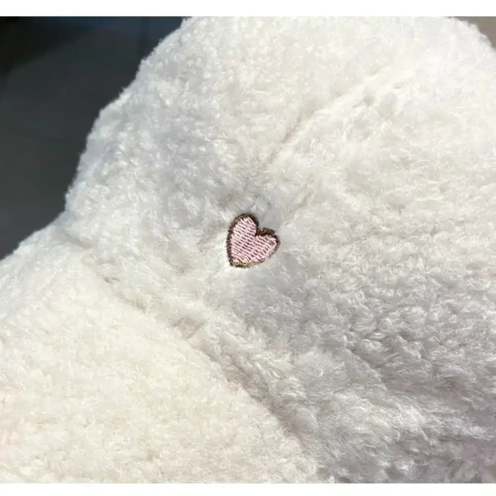 Cute Fluffy Bear Ears Winter Hat