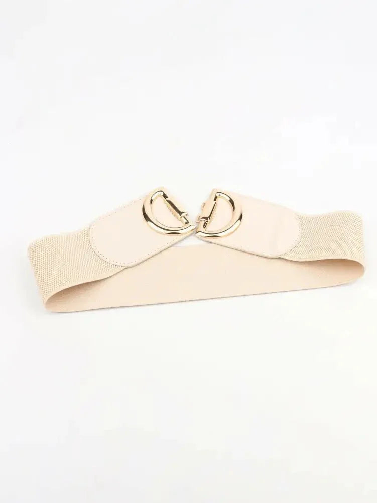 D Buckle Elastic Belt - Update AvenueTrendsi100100090952214100100090952214D Buckle Elastic BeltCream