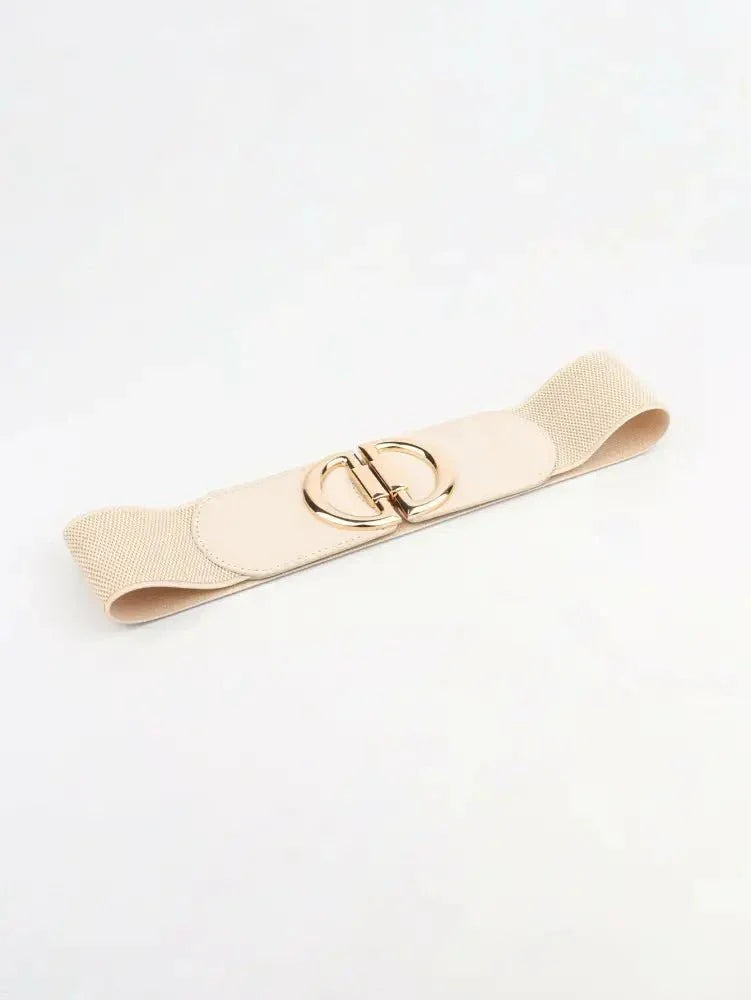 D Buckle Elastic Belt - Update AvenueTrendsi100100090952214100100090952214D Buckle Elastic BeltCream