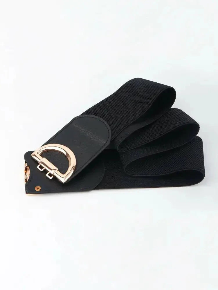 D Buckle Elastic Belt - Update AvenueTrendsi100100090956378100100090956378D Buckle Elastic BeltBlack