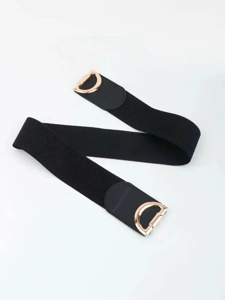 D Buckle Elastic Belt - Update AvenueTrendsi100100090956378100100090956378D Buckle Elastic BeltBlack