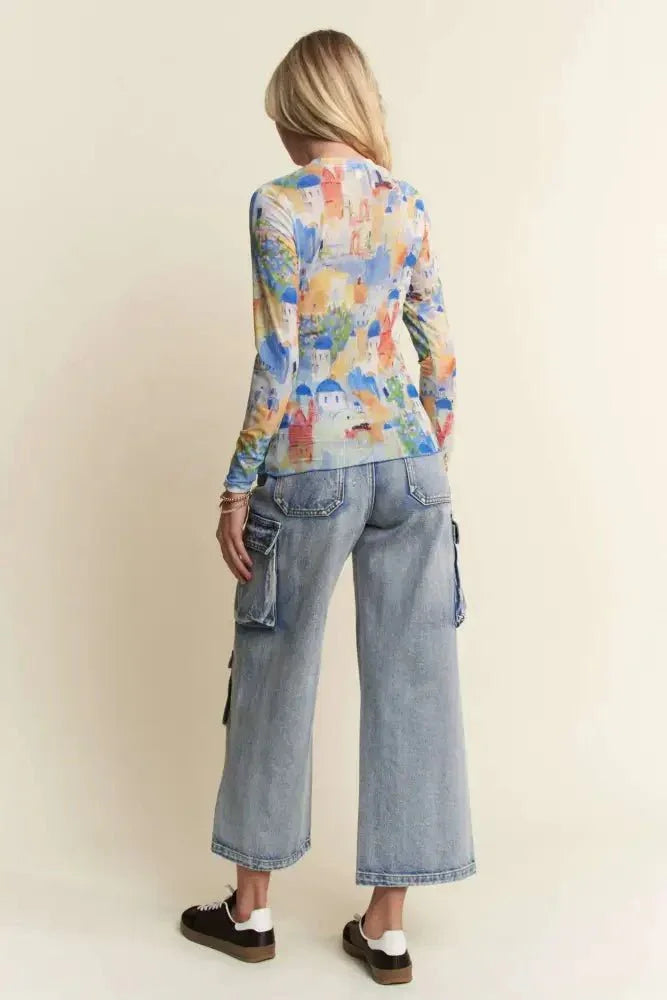 Davi & Dani Multi Printed Mesh Round Neck Long Sleeve Top - Update AvenueT-ShirtsTrendsi10010086773187710010086773187784fcb2fb5b7e4a68ac388b0f9515a7db - Max - OriginCOBALT MULTI