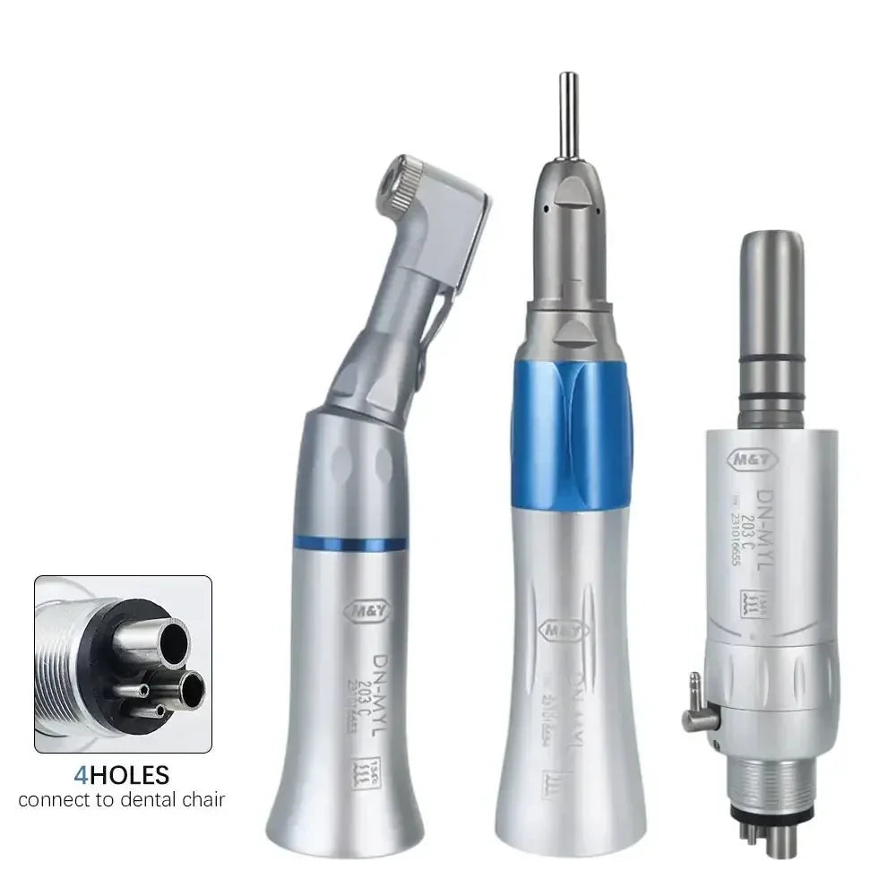Dental Low Speed Handpiece Kits 203C 2/4 Hole Air Motor Contra Angle Straight Handpiece Dentists Equipment Tools - Update AvenueSuper Dental Store14:1014:10Dental Low Speed Handpiece Kits 203C 2/4 Hole Air Motor Contra Angle Straight Handpiece Dentists Equipment Tools - Update AvenuesRed
