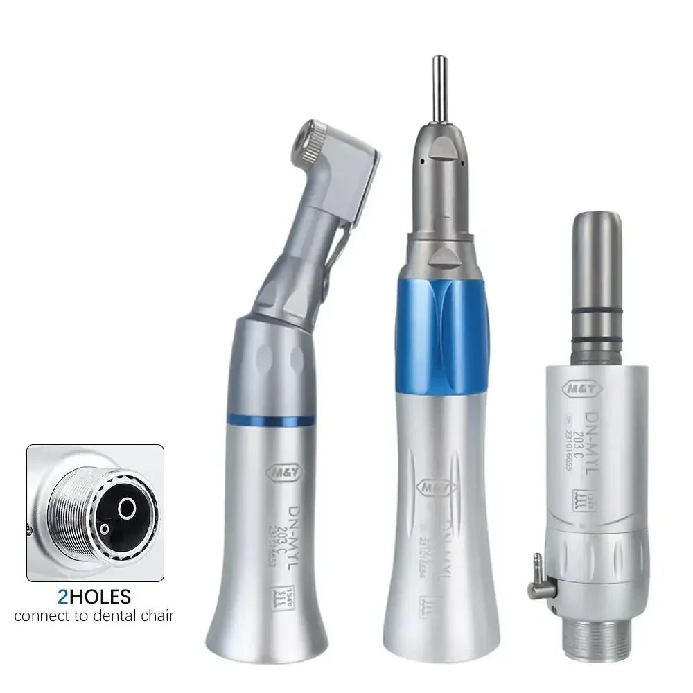 Dental Low Speed Handpiece Kits 203C 2/4 Hole Air Motor Contra Angle Straight Handpiece Dentists Equipment Tools - Update AvenueSuper Dental Store14:69114:691Dental Low Speed Handpiece Kits 203C 2/4 Hole Air Motor Contra Angle Straight Handpiece Dentists Equipment Tools - Update AvenuesGRAY