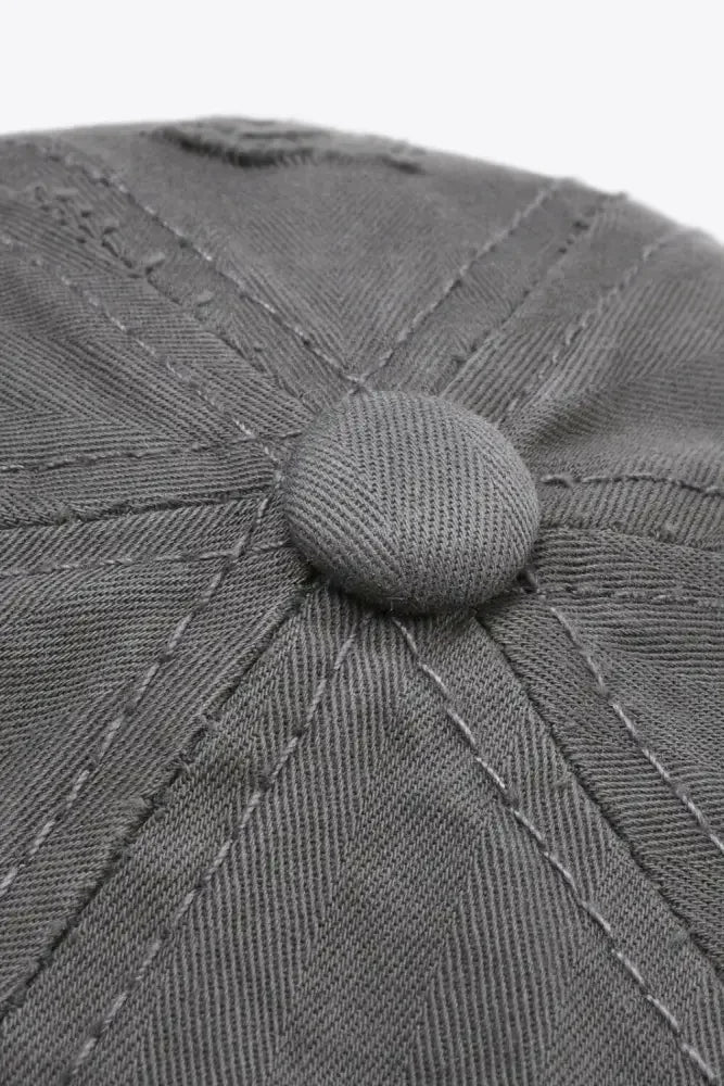 Distressed Adjustable Baseball Cap