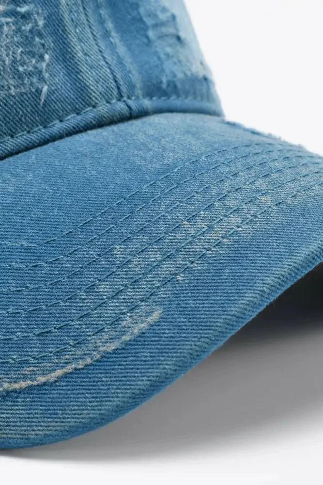 Distressed Adjustable Baseball Cap - Update AvenueTrendsi101300630205436101300630205436Distressed Adjustable Baseball CapNavy