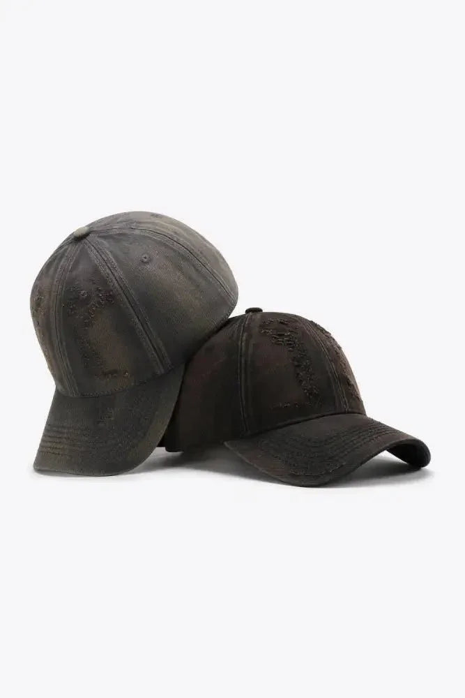 Distressed Adjustable Baseball Cap - Update AvenueTrendsi101300630209320101300630209320Distressed Adjustable Baseball CapDark Gray