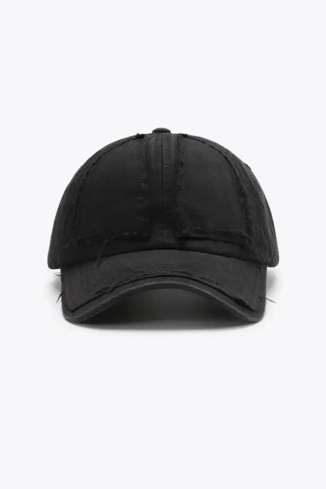 Distressed Adjustable Baseball Cap - Update AvenueTrendsi101300690265797101300690265797Distressed Adjustable Baseball CapBlack