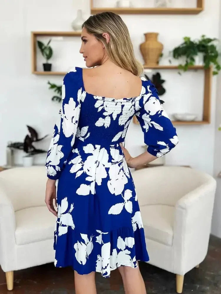 Double Take Full Size Floral Ruffle Hem Smocked Dress with Pockets - Update AvenueVacation StyleTrendsi10010045178787910010045178787964717973 - 4c0e - 48d1 - b311 - 73d1f8470a9a - MaxRoyal Blue