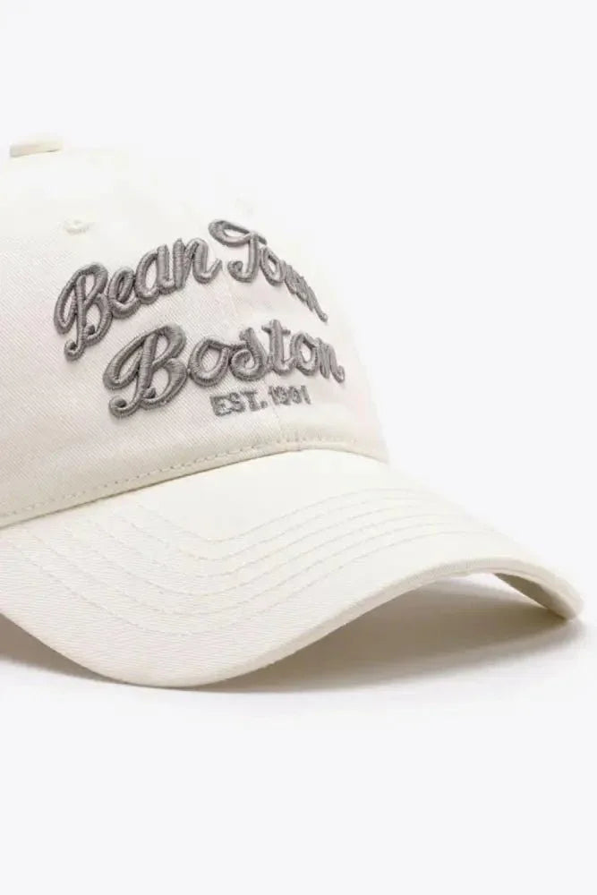 Embroidered Graphic Adjustable Baseball Cap - Update AvenueTrendsi101300204185911101300204185911Embroidered Graphic Adjustable Baseball CapIvory