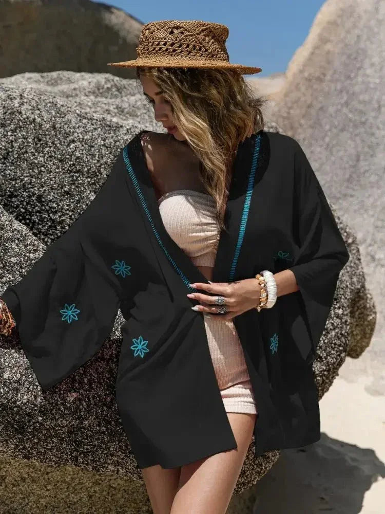 Embroidered Open Front Long Sleeve Cover Up - Update AvenueTrendsi1001001686915901001001686915909d2f77c3 - 4beb - 48c5 - ad94 - 15a1041a08b8 - MaxBlack