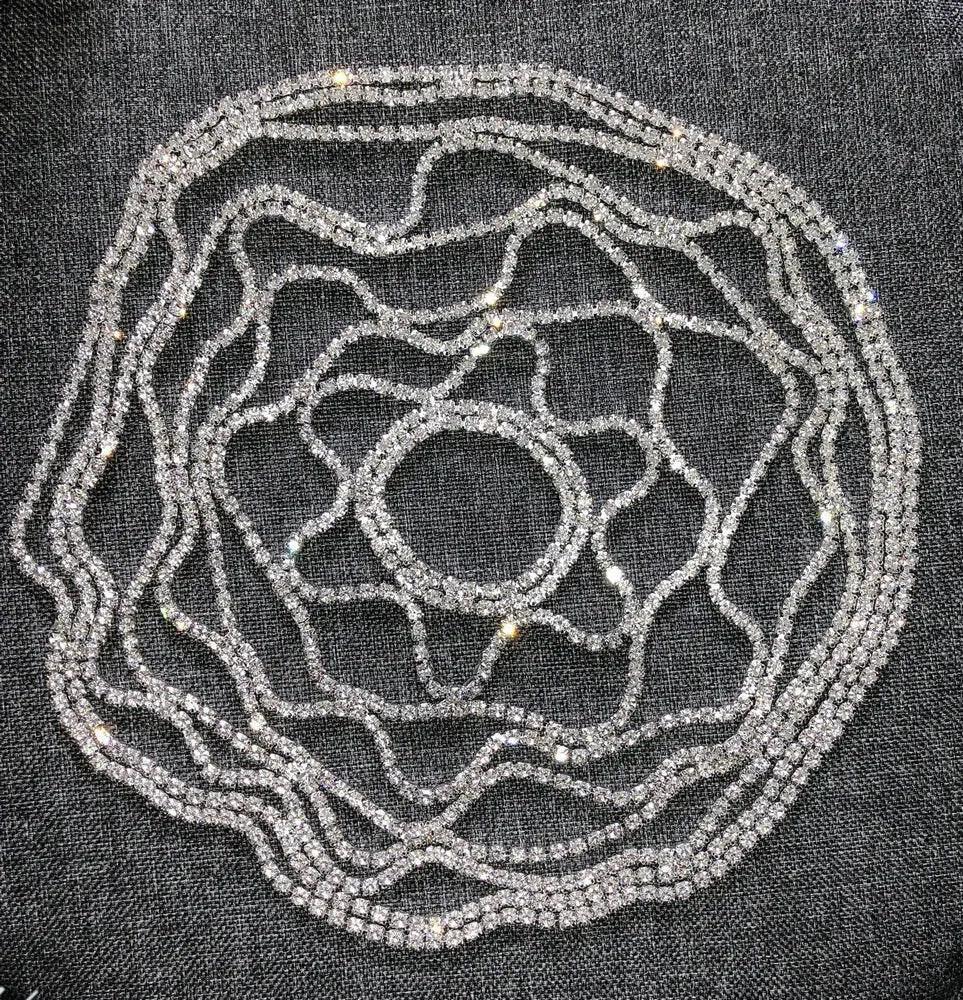 European and American cross - border bridal wedding rhinestone forehead chain mesh headwear headband performance hat jewelry Hairband - Update AvenueUpdate Avenues215352410806001European and American cross - border bridal wedding rhinestone forehead chain mesh headwear headband performance hat jewelry HairbandSilver