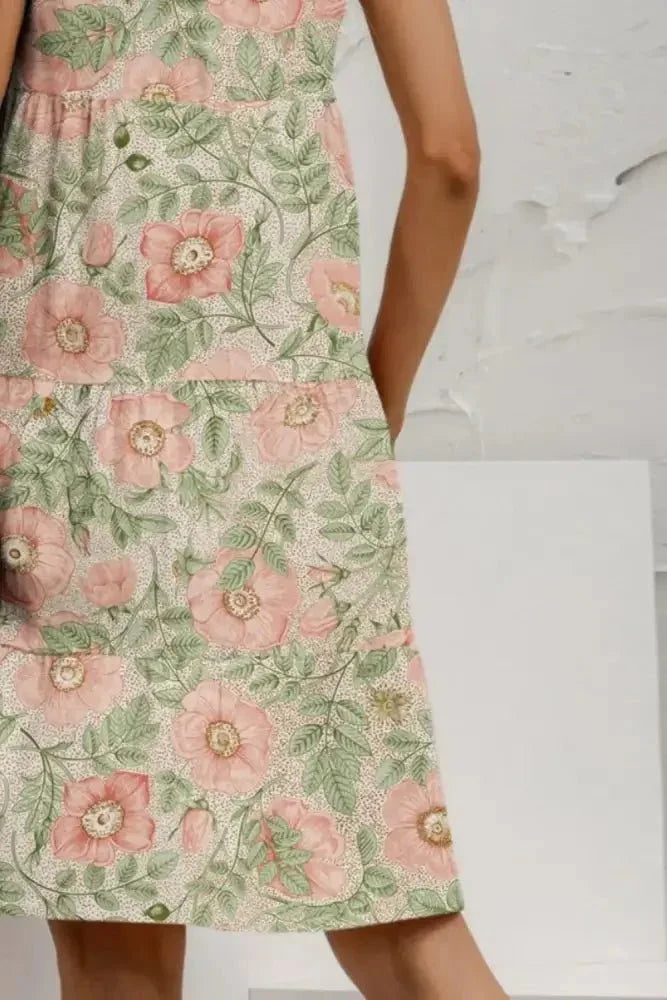 FAM - FAM Tiered Printed Round Neck Sleeveless Dress - Update AvenueEffortless Elegance: DressesTrendsi100100520161691100100520161691c19481e8 - 6d8a - 43e9 - b55e - d322ffddbbd0 - MaxWatermelon pink